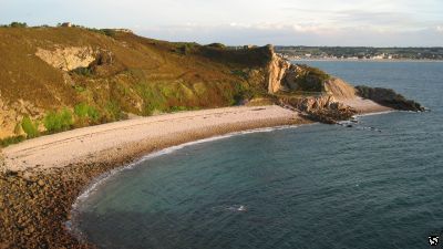 Cap d'Erquy, Blick auf Erquy